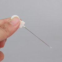LuoYaShanChuan Couteau à aiguille jetable ultra-micro, manche en plastique, stérilisé à l'oxyde d'éthylène, 100 pièces/boîte