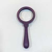 New Kids Handheld Colorful Magnifying Glass 3X HD Magnification Acrylic Lens Children Learning Toy for Education CE/ISO