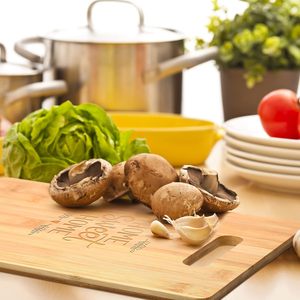 Planche à découper en bambou multifonctionnelle pour la cuisine, prix bas, planche à découper en bois avec logo - Product Image 5