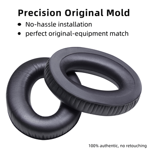 Pour <span class=keywords><strong>Bose</strong></span> Aviation X A10/<span class=keywords><strong>A20</strong></span> Coussinets d'oreille de remplacement pour casque en cuir PU souple haute densité et mousse d'isolation phonique pour une utilisation optimale - Product Image 4