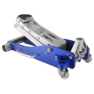 Алюминиевый гидравлический Напольный домкрат, 1,5 тонны, гидравлический алюминиевый гоночный домкрат для тележки с низким профилем и двойным поршнем - Product Image 2