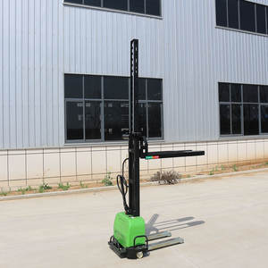 Chargement automatique chargeuse de palettes électrique élévateur de palettes 500kgs camion gerbeur Portable Mini chariot élévateur à fourche gerbeur automatique - Product Image 2