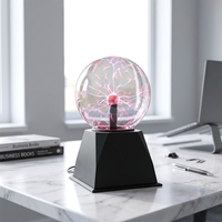 Fournisseur en gros de boules de plasma sphériques modernes, lampes à plasma statiques interactives pour la décoration d'appartements, cadeaux de vacances, présentations de fêtes