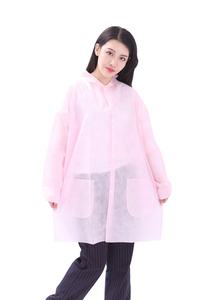 <span class=keywords><strong>Bata</strong></span> Desechable De Laboratorio No Tejida Batas De Laboratorio Blancas Unisex De Alta Calidad - Product Image 4