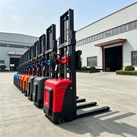 Nouveau transpalette électrique autoporté, transpalette électrique, chariot élévateur à fourche 1,5t CE pour l'Europe, l'Amérique et l'Asie du Sud-Est