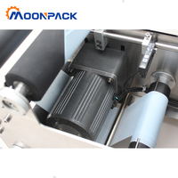 Moonpack MT-50S applicateur de collage de table semi-automatique machine à étiqueter les bouteilles rondes de parfum pour bocaux en verre et en plastique