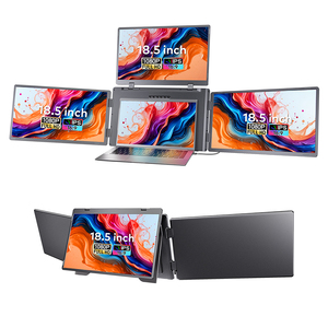 Extensor de Pantalla para Portátil de 18.5 Pulgadas 1080P, Monitor Portátil Cuádruple con un Solo Cable USB C, 3 Pantallas para Negocios, Juegos, 2026 - Product Image 1