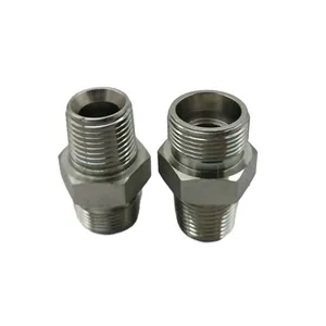 High Pressure Hose Hydraulic Fittings And Connectors External Thread High Pressure Pipe Street