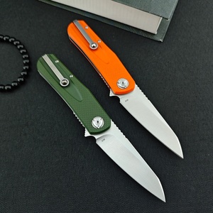 Cuchillo Plegable HUAAO para Camping, 8.0cm, Acero 8Cr13MoV, Dureza 57-59HRC, Mango G10, DIY OEM, Cuchillo para Caza y Frutas - Product Image 5