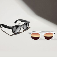 Lunettes intelligentes AI Voice IP65 W611 avec caméra 8MP, traduction intelligente, appels BT, transfert WIFI, enregistrement vidéo, lunettes de soleil