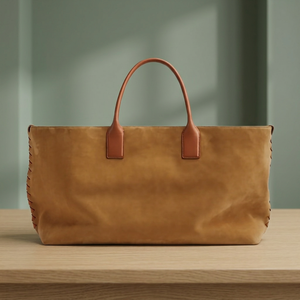 Pochette en cuir véritable avec fermeture éclair, imperméable, légère, grande capacité, bandoulière, style personnalisé, sac à main tendance - Product Image 3