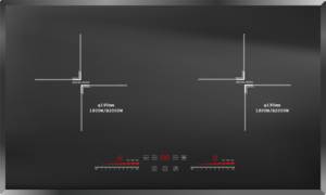 เตาแม่เหล็กไฟฟ้า 2 หัวเตา ประสิทธิภาพสูง - Product Image 2