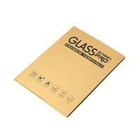 Boîtes rigides personnalisées avec logo en bronze pour protecteurs d'écran de téléphone en verre, avec laminage mat pour accessoires d'appareil photo et d'ordinateur