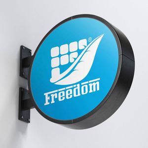 Wholesale Acrylic <b>LED</b> <b>Light</b> <b>Box</b> Sign Advertising Double Side Wall Bracket - Product Image 3