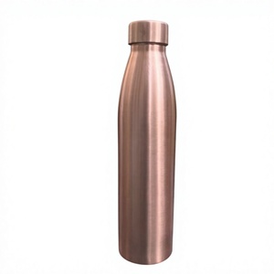 Buy Online 100% Copper Water <b>Bottle</b> For Drinking Ideal For office home Travels Picnic Camping Drinkware BPA Free Water <b>Bottle</b> - Product Image 1