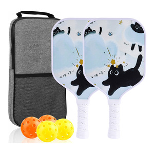 Juego de Pickleball de Fibra de Vidrio Compuesta para Parejas, Set para una Noche Romántica, Juego a Juego para Él y Ella, para Dos Jugadores con Bolsa, Kit Profesional - Product Image 6