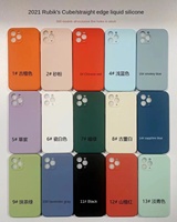 Nouveauté Coque de téléphone en TPU souple antichoc Noir pur pour iPhone 12 13 11 14 Pro Max