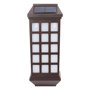 <b>Solar</b> Wall Lamp Outdoor LED Square Polycarbonate Diffuser Waterproof Garden Patio <b>Deck</b> Stair <b>Lighting</b> 2 Pack - Product Image 5