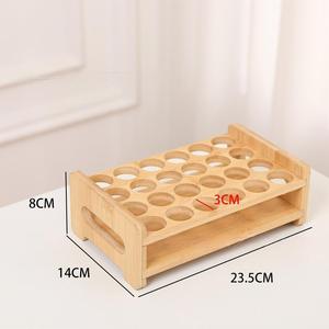24-lưới Tre hộp lưu trữ bằng gỗ đa lưới tinh dầu sơn móng tay bao bì hộp với ngăn có thể tháo rời tùy chỉnh hộp gỗ - Product Image 6
