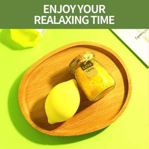 Ensemble de bain et masque pour les yeux avec paille, grande tasse, série jaune citron, promotionnel spécial, pour la saison des diplômes et idées de cadeaux commémoratifs d'entreprise - Product Image 5