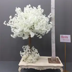 Beda ประดิษฐ์สีขาวดอกซากุระต้นไม้ในร่มกลางแจ้ง DIY ดอกไม้กลางโค้งขนาดใหญ่สําหรับงานแต่งงานงานปาร์ตี้ตกแต่ง