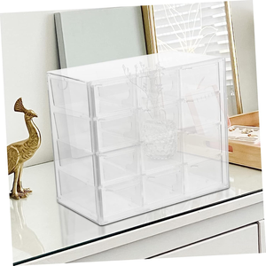 Wholesale 5-tier Transparent Rectangle <b>Office</b> Organizer Eco-Friendly Multifunction PP Plastic Desktop <b>Drawer</b> <b>Storage</b> Cabinet - Product Image 4