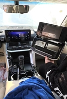 Lecteur multimédia DVD de voiture Android à écran tactile 12,3 pouces pour Toyota LC300 EXR GXR Mise à niveau vers VXR 2022 Navigation GPS