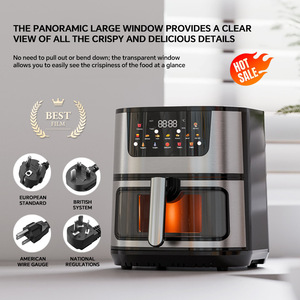 Friteuse à air intelligente 9L avec fenêtre visible, <span class=keywords><strong>four</strong></span> numérique multifonction grande capacité pour une cuisson saine, appareil de cuisine - Product Image 2