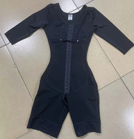 Gaine de compression grande taille, liposuccion, BBL, shapewear, manches longues, Colombianas Fajas Para Mujer, post-chirurgie