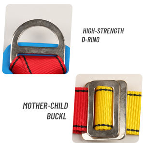 Tali pengaman poliester seluruh bodi dengan kait ganda untuk konstruksi dan perlindungan jatuh - Product Image 3