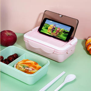 Boîte à <span class=keywords><strong>lunch</strong></span> isotherme en silicone pour enfants, boîte à <span class=keywords><strong>lunch</strong></span> scolaire, boîte à <span class=keywords><strong>lunch</strong></span> thermique pour enfants, ensemble pour enfants et adultes - Product Image 2