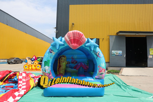 Almacén Europeo QILE, Envío Rápido, Castillo Inflable con Temática de Princesa Rosa, Combinación de Trampolín, Alquiler para Niños - Product Image 5