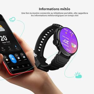 นาฬิกาอัจฉริยะสำหรับกิจกรรมกลางแจ้ง, สำหรับกิจกรรมกลางแจ้งแบบข้ามพรมแดน <span class=keywords><strong>GT88</strong></span> TPU เครื่องวัดอัตราการเต้นของหัวใจตอนนอนหลับสำหรับโทร iOS ออกซิเจนในเลือด - Product Image 3