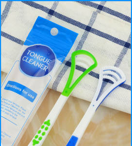 Raspador de Lengua Joycare OC-102 de Silicona Ancha y Colorida con Cabezal de Goma y Lengua de Plástico para una Limpieza Efectiva, Diseño Portátil - Product Image 3