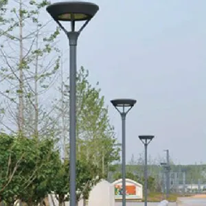 Poste de aluminio impermeable para decoración de calle de lujo, poste de luz, bolardo de césped, iluminación de paisaje para luces de jardín al aire libre