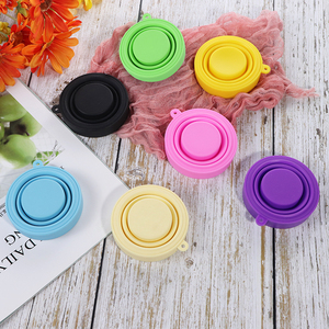 OEM ODM Custom Portable Outdoor <b>Reusable</b> Folding Silicone <b>Cups</b> Drinking Water Bottle <b>Coffee</b> <b>Cup</b> Silicone Collapsed <b>Cup</b> With Lid - Product Image 6