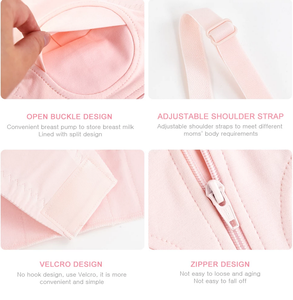 Soutien-gorge de maternité pour tire-lait, soutien-gorge d'allaitement spécial, vêtements de grossesse, accessoires d'allaitement, soutien-gorge de pompage mains libres - Product Image 3