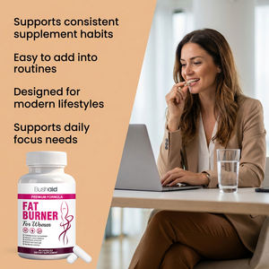 อาหารเสริมเผาผลาญไขมันสำหรับผู้หญิงสูตรขั้นสูง ผสมชาเขียว มะม่วงแอฟริกัน และน้ำส้มสายชูหมักจากแอปเปิ้ล สำหรับควบคุมน้ำหนัก 60 แคปซูล - Product Image 5