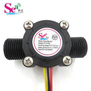 Dijiang High Precision G1/2 Hall Water Flow Meter S168 4-Point Long Thread <b>Small</b> Kitchen Water <b>Heater</b> Sensor - Product Image 1