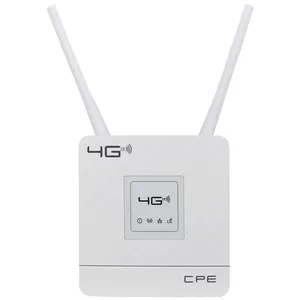 4G CPE Wifi路由器便携式网关FDD TDD LTE WCDMA GSM全球解锁外部天线sim卡插槽WAN/LAN端口