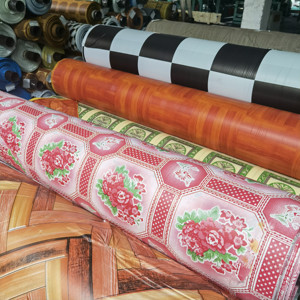 Revêtement de sol en vinyle PVC à bas prix, rouleau de linoléum, tapis personnalisé et revêtement de sol en tapis imperméable - Product Image 2