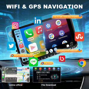 Lecteur multimédia de navigation Carplay 9 pouces 4 cœurs Radio DVD Android pour Passat B7 2010-2019 Carplay 2 Go + 64 Go Lecteur Android - Product Image 4