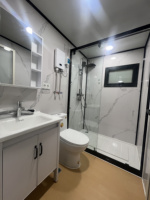 Maison préfabriquée mobile anti-sismique de 20 pieds ou 40 pieds, mini-maison pliable et extensible, 2, 3, 4 ou 5 chambres, villa de luxe préfabriquée