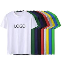 T-shirt Homme Oversize Tendance Été en Coton Lourd 100% Anti-boulochage Respirant à Col Ample et Manches Courtes