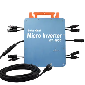 Die-cast aluminum IP66 Solar PV Micro inverter ON Grid Micro Inverter 1600 watt GT 1800
