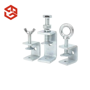 Penjepit pipa harimau galvanis berbentuk U penjepit berbentuk C pipa baja penjepit persegi gantungan yang dikencangkan dengan tangan penjepit pengencang - Product Image 1