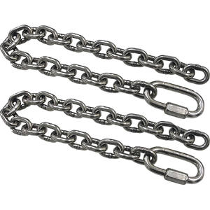 AISI 304 316 acier au carbone galvanisé trempé à chaud DIN766 diamètre du guirlandes 2-40mm chaîne à maillons <span class=keywords><strong>G40</strong></span> fabrication - Product Image 3