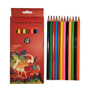 Ensemble de crayons de couleur à base d'huile en bois de tilleul de qualité supérieure, 12/24 couleurs, professionnels, sans danger pour les enfants, certifiés EN71 ASTM - Product Image 1