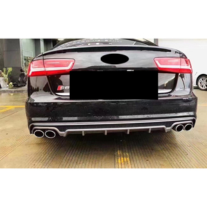 2016 auto-<span class=keywords><strong>2018</strong></span> aggiornamento stile S6 diffusore posteriore ABS nero diffusore paraurti posteriore per <span class=keywords><strong>Audi</strong></span> A6 2017 <span class=keywords><strong>2018</strong></span> 2019 - Product Image 5