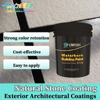 Revêtement en pierre naturelle résistant aux UV, couleur durable, Limeijia pour les murs d'exposition des galeries d'art, finition premium, couche protectrice